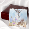 To My Father, Artisan Crafted Cross Necklace With Word's Aren't Enough To Tell You How Much I Love You Message Card, Father's Day Gift For Him, Jewelry For Him, Customized Message Card