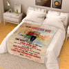 "TO MY GORGEOUS WIFE " PERSONALIZED PREMIUM BLANKET
