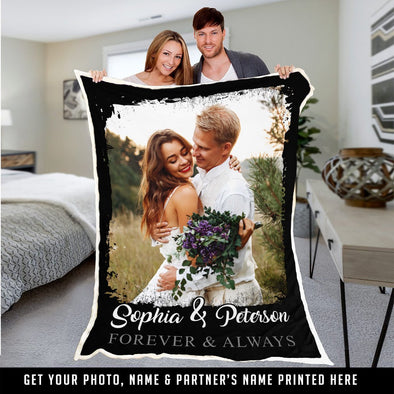 Custom Photo Blanket "The Perfect Gift"