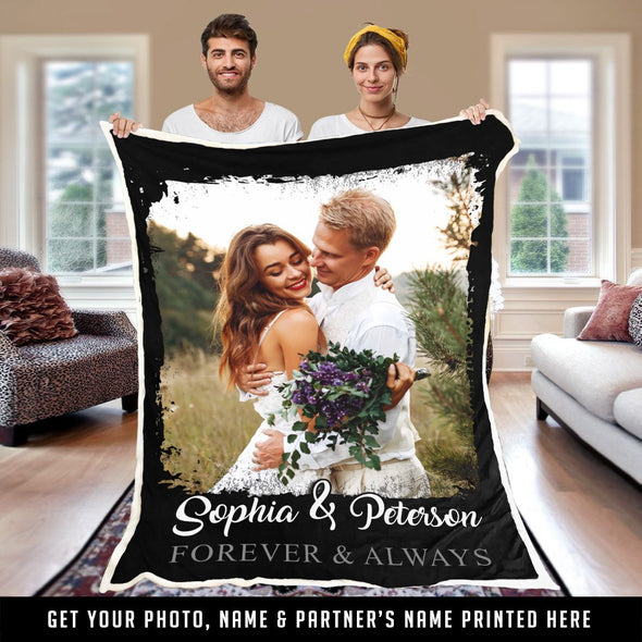 Custom Photo Blanket "The Perfect Gift"