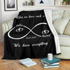 Infinity Love Personalized Blanket