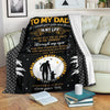 Father's Day Special Love Son **The Man The Myth The Legend** Fleece Blanket