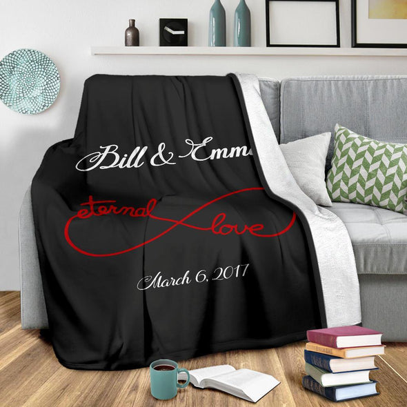 Eternal Love Couples Blanket