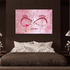 "Love You" Infinity Personalized Canvas