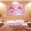 "Love You" Infinity Personalized Canvas