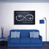 Custom Infinity Love Canvas Wallart