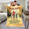 "TO MY WIFE"- LIMITED EDITION BLANKET