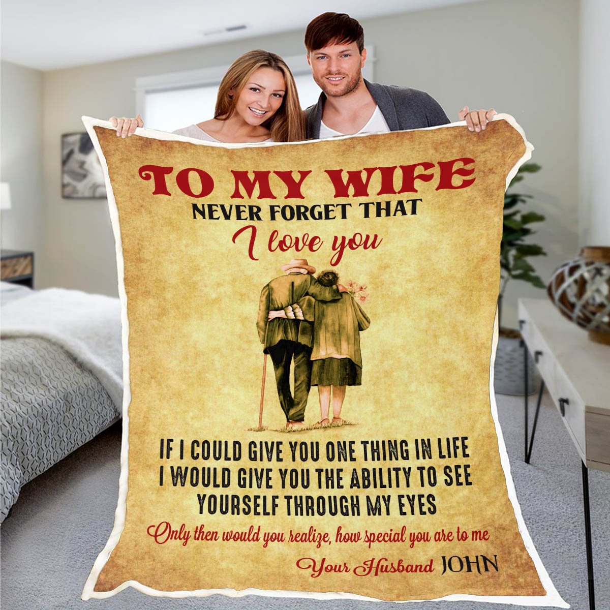 TO MY WIFE NEVER FORGET THAT I LOVE YOU