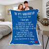 To My Girlfriend Love Personalized Blanket