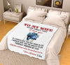 TO MY WIFE PREMIUM PERSONALIZED BLANKET
