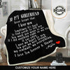 To My Girlfriend Love Personalized Blanket