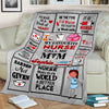 "My Favorite Nurse Call Me Mom" custom Blanket